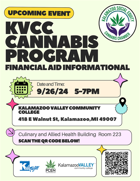 image of a flyer with details for the sept. 26 cannabis chamber event