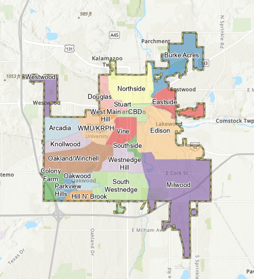 Kalamazoo Gis City Maps Blondy Sidonnie   Kalamazoo Neighborhoods 